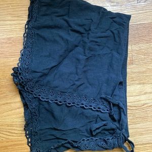 American Eagle Black Skort